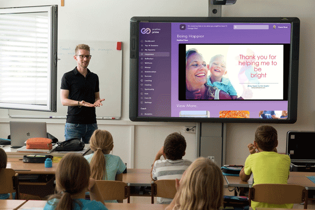 teacher showing session
