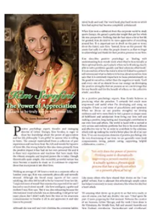 Think big feature Kim Serafini