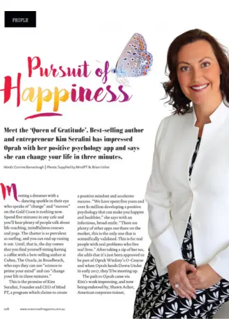 Think big magazine Kim Serafini